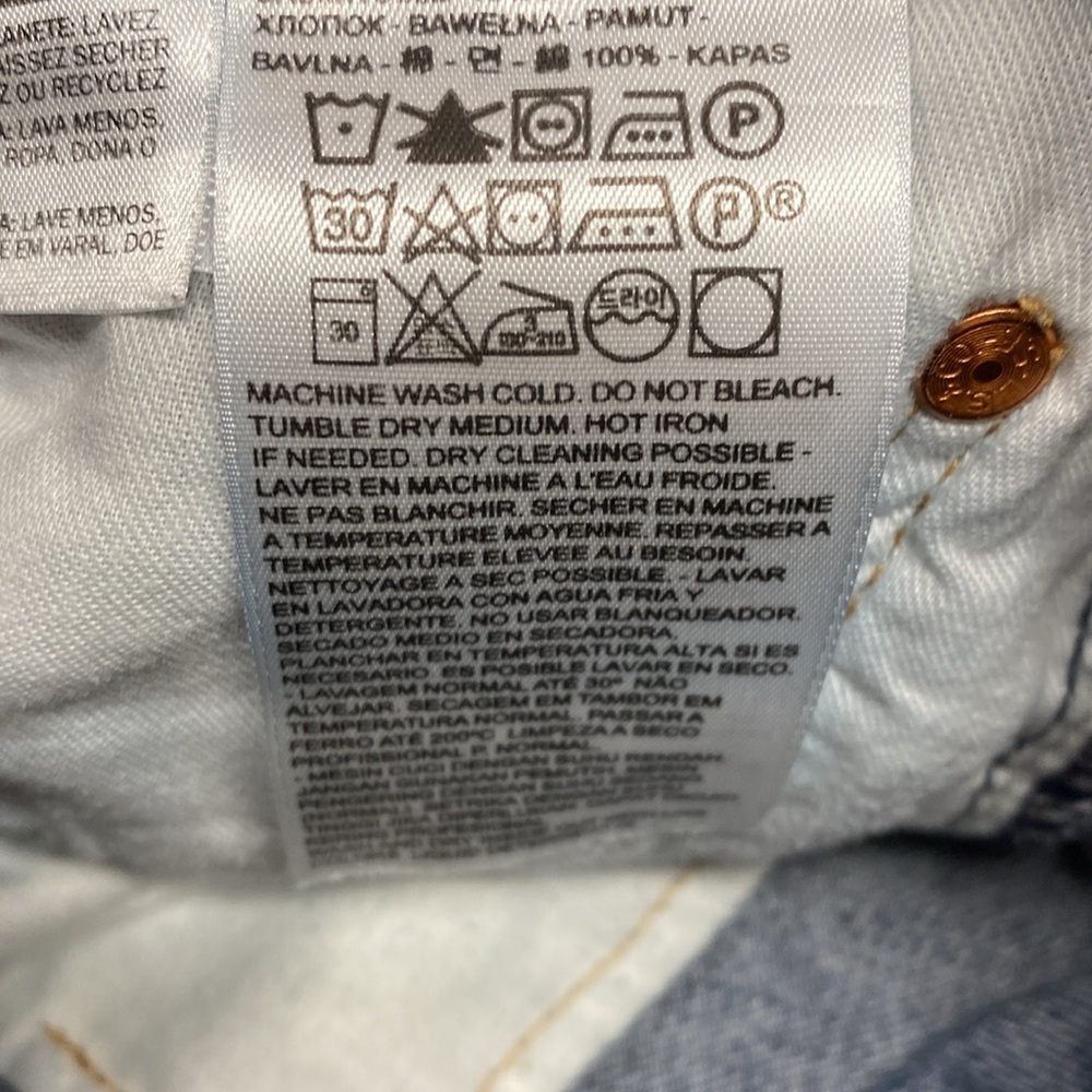 Levi's 501 Button-Fly Jeans Size 32 - 32 - Picture 14 of 15